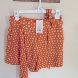 NWT Golden Yellow high waisted Shorts sz. S